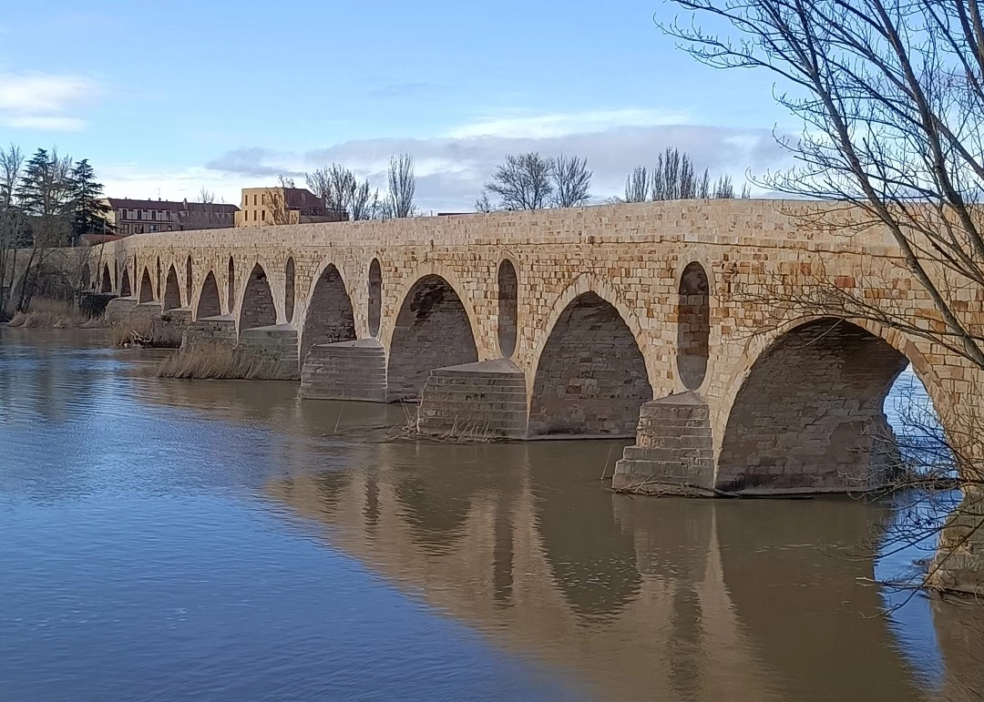 Steinbrücke in Zamora (Spanien)